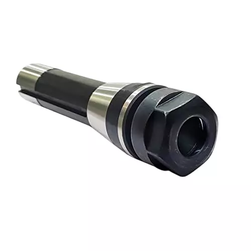 A.D INTERNATIONAL R8 to ER Shank Chuck Adapter with 0.2 inch (5 mm) Runout Accuracy for Milling Machine, Router Tools, PB-9AVV-D24I