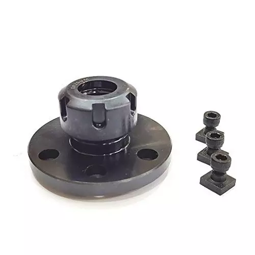 Assorts Collet Adaptor Cast Iron and Alloy Tool Steel M6 75 mm (3 Inch) 3 & 4 Slots ER25 Adapter
