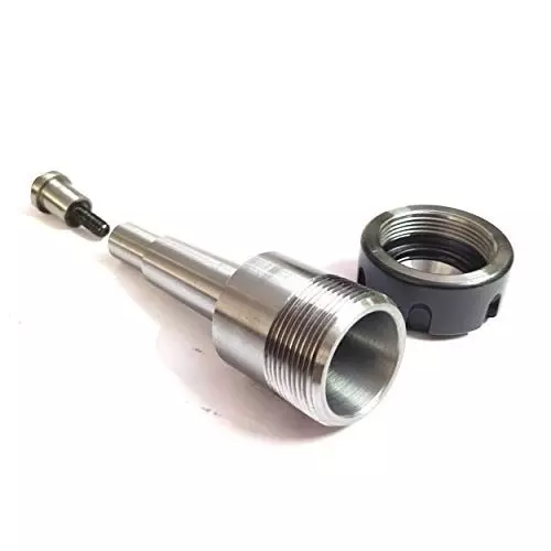 Assorts Collet Adaptor Tool Steel MT2 Taper Thread HV4 Rotary 4 Slots Table ER25 Adapter