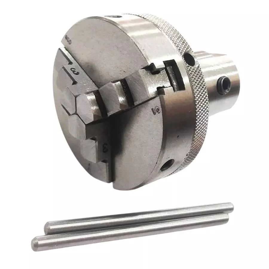 Assorts Spindle Adaptor Set Alloy Steel 65 mm 3 Jaws Self Centering Chuck