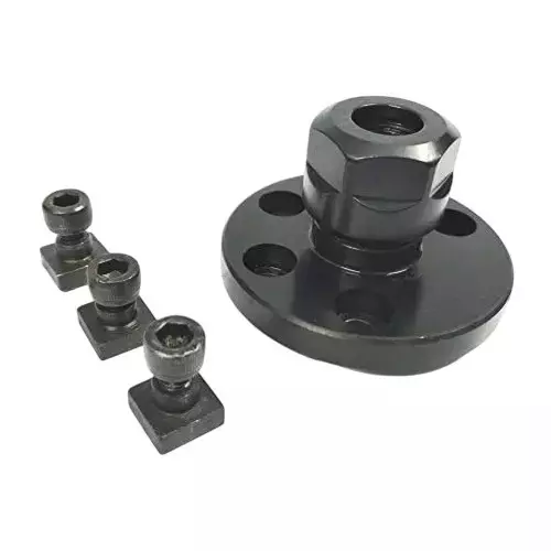 Buyohlic International ER Collet Adaptor with Fixing T Nuts ER20 Size and 1/2-20 UNC Thread for Milling Machine, 69-Q185-HJXE