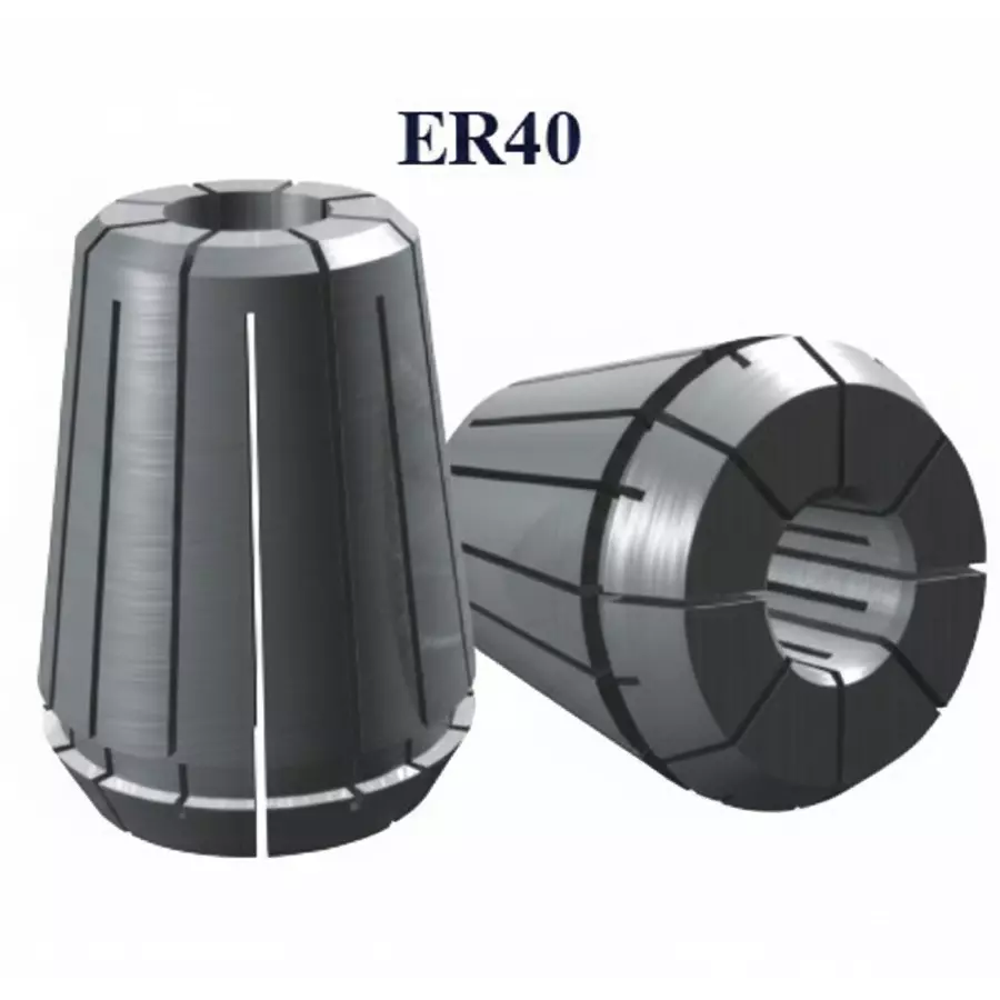 Timus Precision Collet Standard Type ER40 Series for All CNC Router Machines, 4 mm Shank Diameter, ER40.04