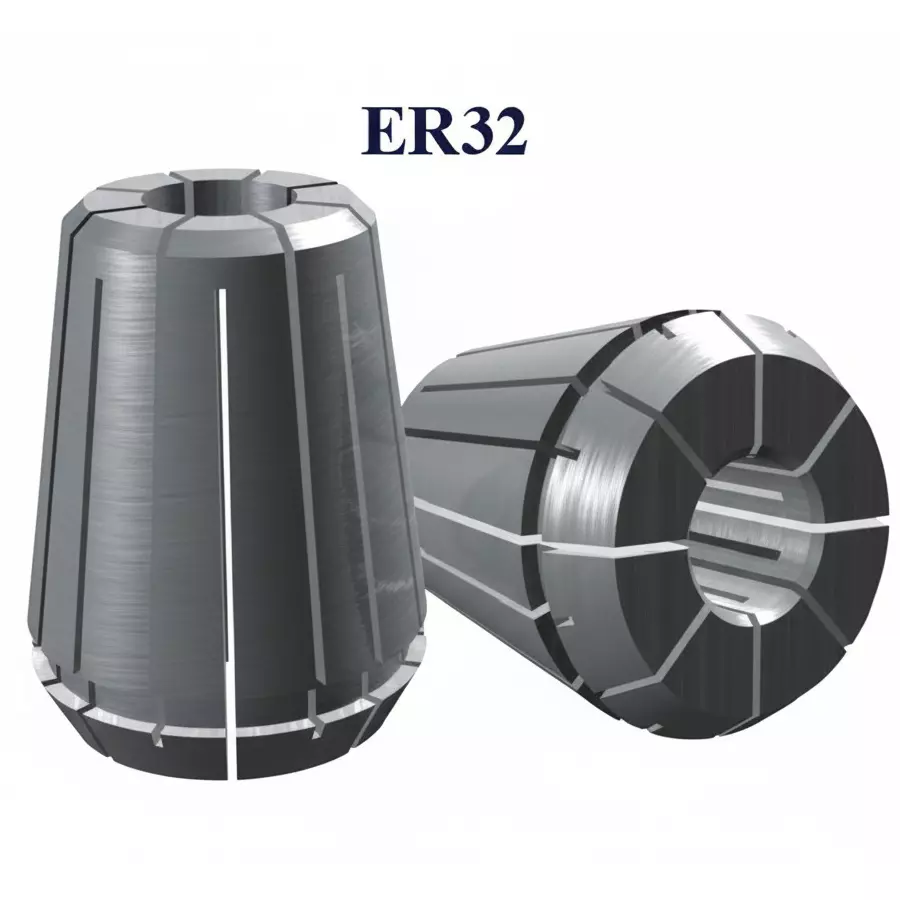 Timus Precision Collet Standard Type ER32 Series for All CNC Router Machines, 8 mm Shank Diameter, ER32.08