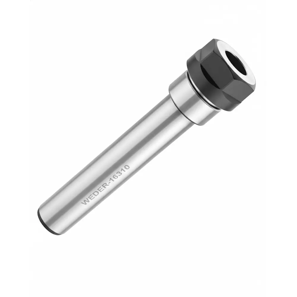 Turnmax Cylindrical Shank Collet Chuck With Hex Type Nut ER-20 Collet Size 60 mm Size 25.4 mm Diameter