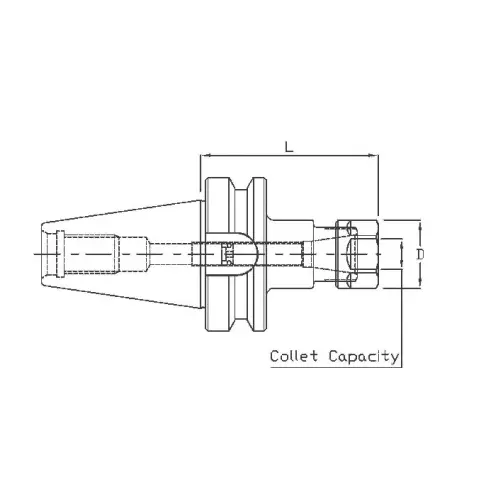 bpt-er-collet-chuck-16er-series-28-mm-neck-diameter-and-100-mm-functional-length-bt40er16100m