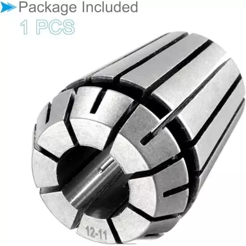 MECRAAF ER 25 High Precision Spring Collet 12 - 11 mm Size Range Spring Steel for CNC Machine, ER25-12