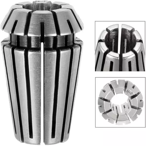 MECRAAF ER 16 High Precision Spring Collet 8 - 7 mm Size Range Spring Steel for CNC Machine, ER16-8