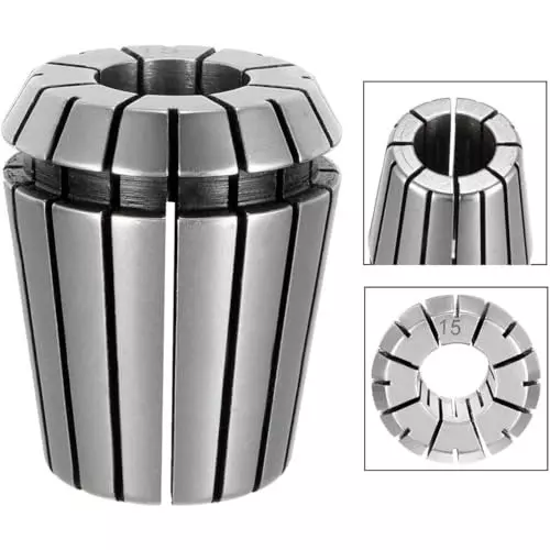 MECRAAF ER 32 High Precision Spring Collet 15 - 14 mm Size Range Spring Steel for CNC Machine, ER32-15