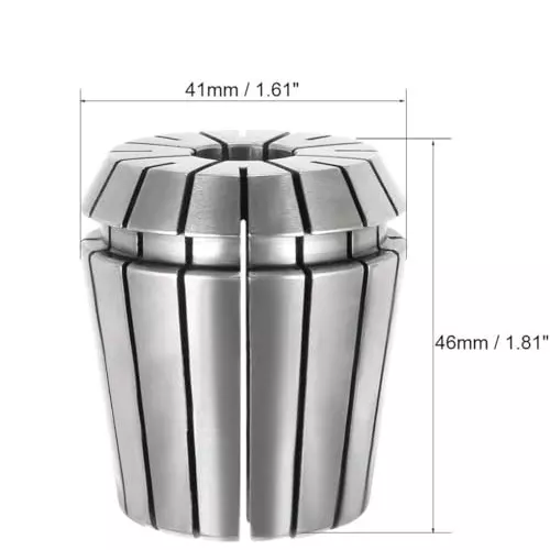 MECRAAF ER 40 High Precision Spring Collet 14 - 13 mm Size Range Spring Steel for CNC Machine, ER40-14