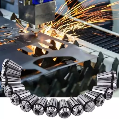 MECRAAF ER 40 High Precision Spring Collet 14 - 13 mm Size Range Spring Steel for CNC Machine, ER40-14