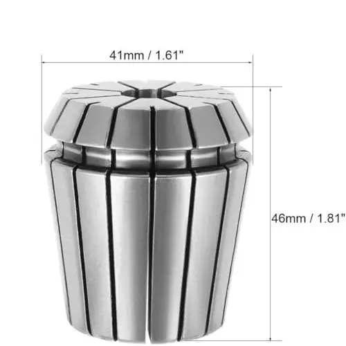 MECRAAF ER 40 High Precision Spring Collet 10 - 9 mm Size Range Spring Steel for CNC Machine, ER40-10