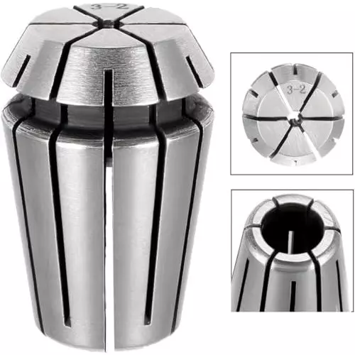 MECRAAF ER 20 High Precision Spring Collet 3 - 2 mm Size Range Spring Steel for CNC Machine, ER20-3