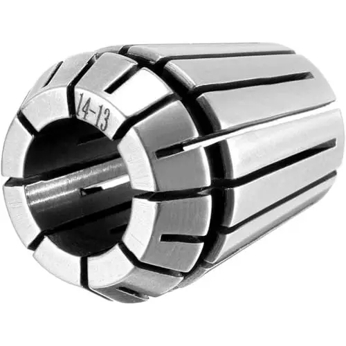 MECRAAF ER 25 High Precision Spring Collet 14 - 13 mm Size Range Spring Steel for CNC Machine, ER25-14