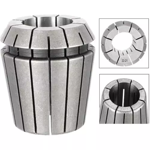 MECRAAF ER 40 High Precision Spring Collet 22 - 21 mm Size Range Spring Steel for CNC Machine, ER40-22