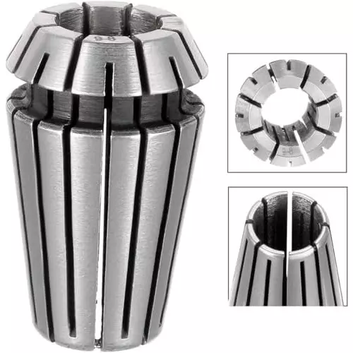 MECRAAF ER 16 High Precision Spring Collet 9 - 8 mm Size Range Spring Steel for CNC Machine, ER16-9