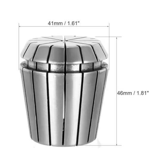 MECRAAF ER 40 High Precision Spring Collet 4 - 3 mm Size Range Spring Steel for CNC Machine, ER40-4