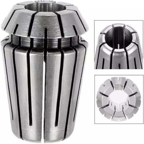 MECRAAF ER 20 High Precision Spring Collet 10 - 9 mm Size Range Spring Steel for CNC Machine, ER20-10