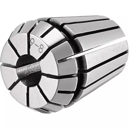 MECRAAF ER 25 High Precision Spring Collet 9 - 8 mm Size Range Spring Steel for CNC Machine, ER25-9