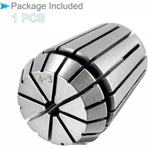 MECRAAF ER 25 High Precision Spring Collet 4 - 3 mm Size Range Spring Steel for CNC Machine, ER25-4