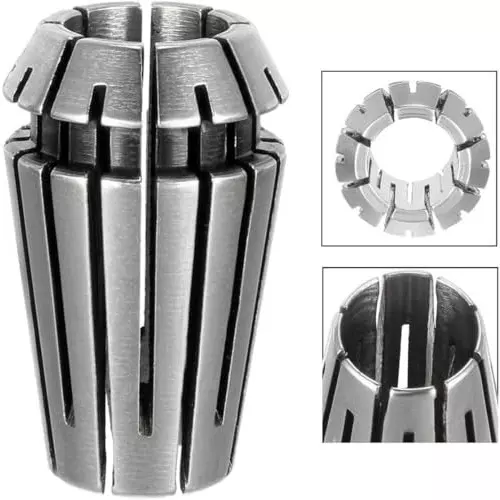 MECRAAF ER 16 High Precision Spring Collet 10 - 9 mm Size Range Spring Steel for CNC Machine, ER16-10