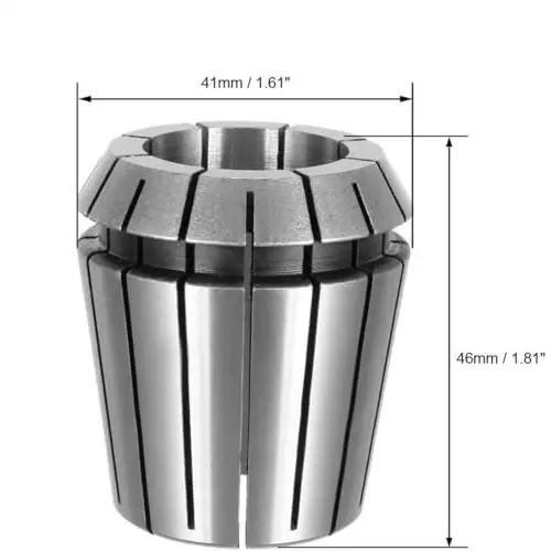 MECRAAF ER 40 High Precision Spring Collet 26 - 25 mm Size Range Spring Steel for CNC Machine, ER40-26
