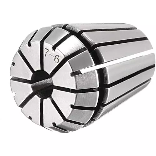 MECRAAF ER 25 High Precision Spring Collet 7 - 6 mm Size Range Spring Steel for CNC Machine, ER25-7