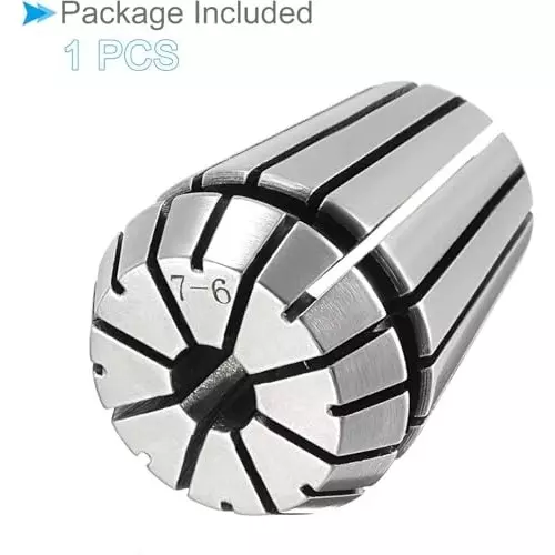MECRAAF ER 25 High Precision Spring Collet 7 - 6 mm Size Range Spring Steel for CNC Machine, ER25-7