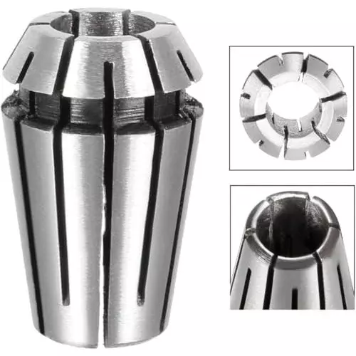 MECRAAF ER 11 High Precision Spring Collet 6.0 - 5.5 mm Size Range Spring Steel for CNC Machine, ER11-6