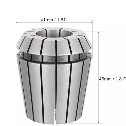 MECRAAF ER 40 High Precision Spring Collet 17 - 16 mm Size Range Spring Steel for CNC Machine, ER40-17