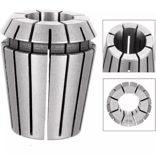 MECRAAF ER 40 High Precision Spring Collet 17 - 16 mm Size Range Spring Steel for CNC Machine, ER40-17
