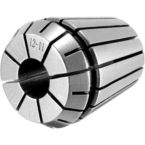 MECRAAF ER 40 High Precision Spring Collet 12 - 11 mm Size Range Spring Steel for CNC Machine, ER40-12