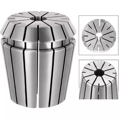 MECRAAF ER 40 High Precision Spring Collet 9 - 8 mm Size Range Spring Steel for CNC Machine, ER40-9