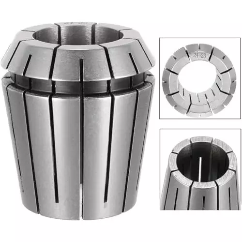 MECRAAF ER 40 High Precision Spring Collet 24 - 23 mm Size Range Spring Steel for CNC Machine, ER40-24