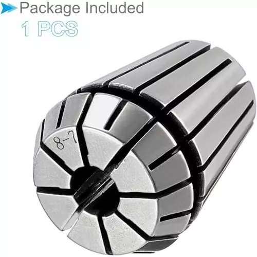 MECRAAF ER 25 High Precision Spring Collet 8 - 7 mm Size Range Spring Steel for CNC Machine, ER25-8