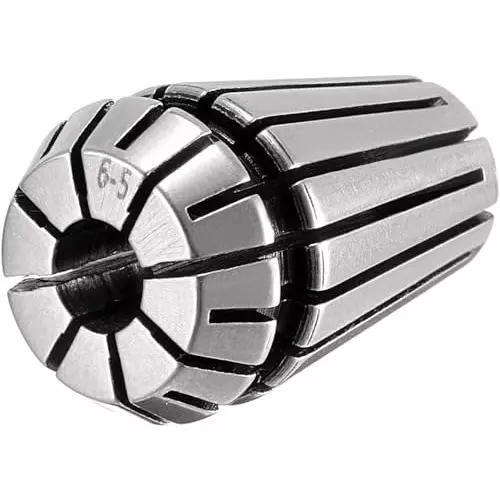 MECRAAF ER 16 High Precision Spring Collet 6 - 5 mm Size Range Spring Steel for CNC Machine, ER25-6