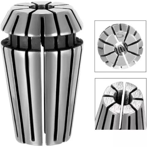 MECRAAF ER 16 High Precision Spring Collet 5 - 4 mm Size Range Spring Steel for CNC Machine, ER16-5