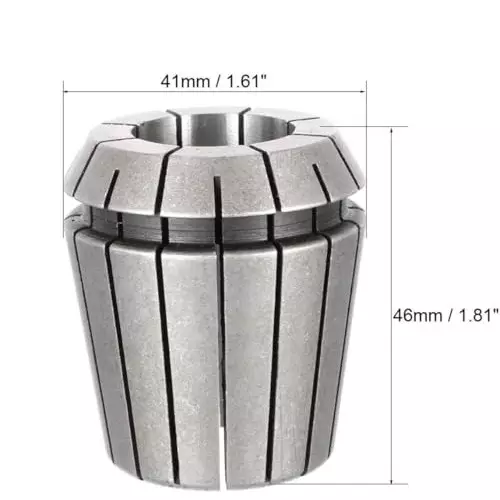 MECRAAF ER 40 High Precision Spring Collet 21 - 20 mm Size Range Spring Steel for CNC Machine, ER40-21