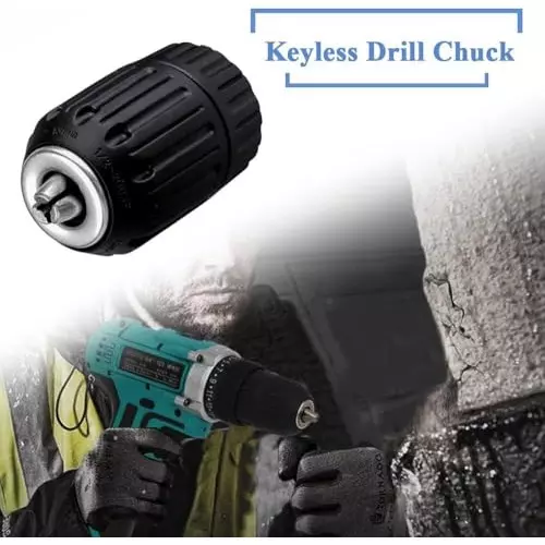 DY TOOLS Keyless Drill Chuck 12.7 mm-20 UNF (1/2 Inch-20 UNF) Thread