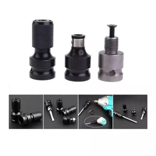 DY TOOLS High Carbon Steel Drill Chuck Adaptor 9.5 mm-24 UNF ( 3/8 Inch-24 UNF) Thread