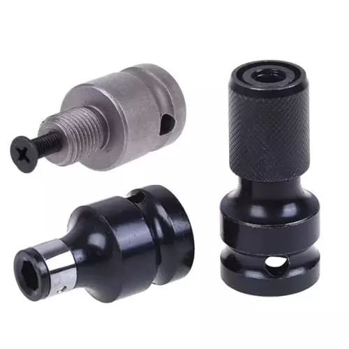 DY TOOLS High Carbon Steel Drill Chuck Adaptor 9.5 mm-24 UNF ( 3/8 Inch-24 UNF) Thread