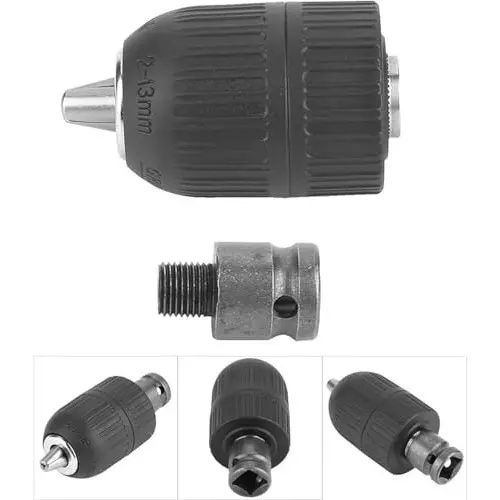 generic-2-13mm-keyless-drill-chuck12-20unf-conversion-tool-with-12-inch-socket-square-female-adapter-for-impact-wrench-conversionconnect-the-drill-chuck-and-impact-wrench