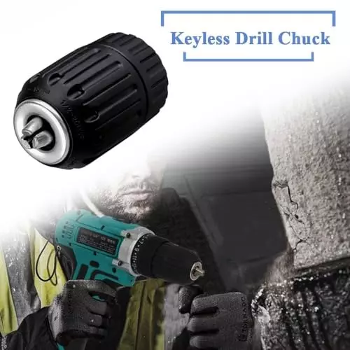 DY TOOLS Keyless Drill Chuck 2-13 mm Capacity 12.7 mm-20 UNF ( 1/2 Inch-20 UNF) Thread for Quick Change Electric Drill