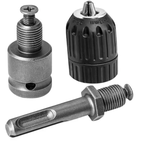 GENERIC Keyless Drill Chuck Adapter 1/2-20 UNF Thread Size 2-13 mm (1 Kit)