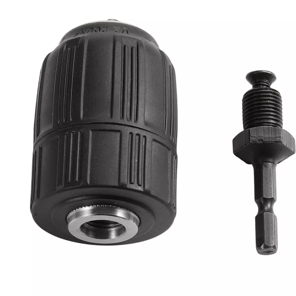 DY TOOLS Keyless Drill Chuck Adapter with Shank 2-13 mm Capacity 12.7 mm-20 UNF (1/2 Inch-20 UNF) Thread