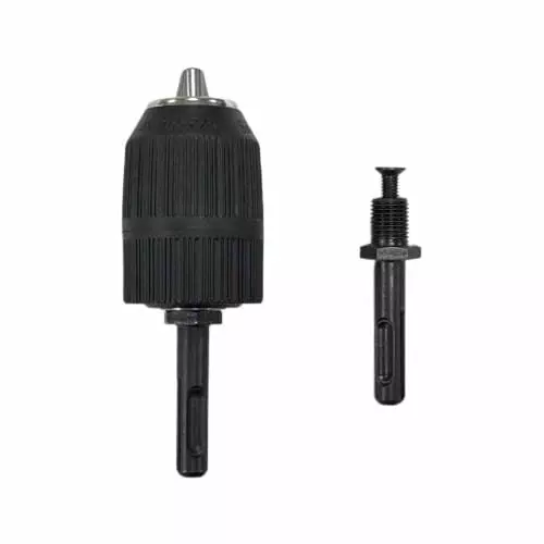 DY TOOLS SDS Keyless Drill Chuck with SDS Plus Adapter Heavy Duty 2-13 mm Capacity 12.7 mm-20 UNF (1/2 Inch-20 UNF) Thread