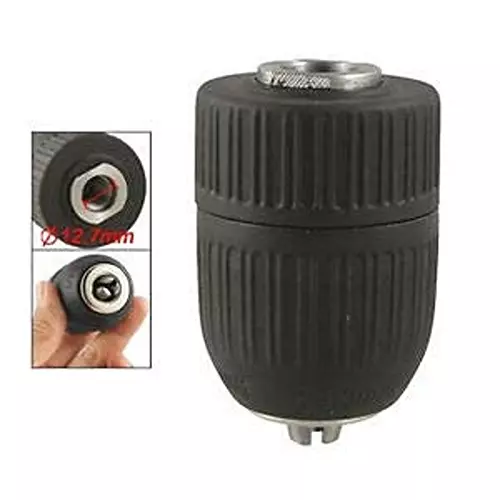 DY TOOLS Keyless Drill Chuck Heavy Duty 3-Jaw 12.7 mm-20 UNF (1/2 Inch-20 UNF) Thread
