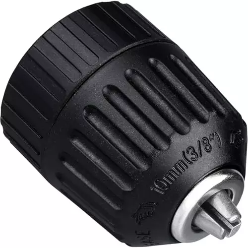 DY TOOLS Keyless Drill Chuck 0.8-10 mm Capacity 3-Jaw Hex Shank 9.5 mm-24 UNF ( 3/8 Inch-24 UNF) Thread