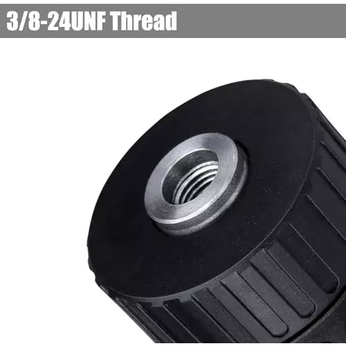 DY TOOLS Keyless Drill Chuck 0.8-10 mm Capacity 3-Jaw Hex Shank 9.5 mm-24 UNF ( 3/8 Inch-24 UNF) Thread