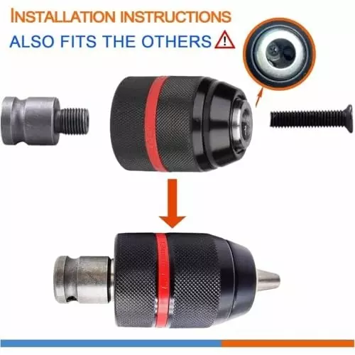 generic-2-13mm-keyless-drill-chuck-adapter-kit-12-20unf-with-sds-plus-shank-14-hex-shank-12-socket-square-female-adapter-fits-rotary-hammerimpact-wrenchimpact-screwdriver