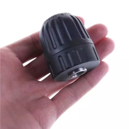 DY TOOLS Keyless Drill Chuck 0.8-10 mm Capacity 3-Jaw 6.35 mm Hex Shank 9.5 mm-24 UNF ( 3/8 Inch-24 UNF) Thread